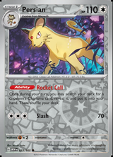 Persian 053/165, Scarlet & Violet 151, Reverse Holo, representative matte composite