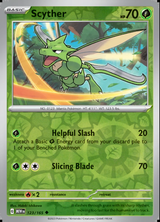 Scyther 123/165, Scarlet & Violet 151, Reverse Holo, representative matte composite