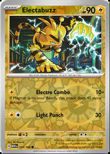 Electabuzz 125/165, Scarlet & Violet 151, Reverse Holo, representative matte composite