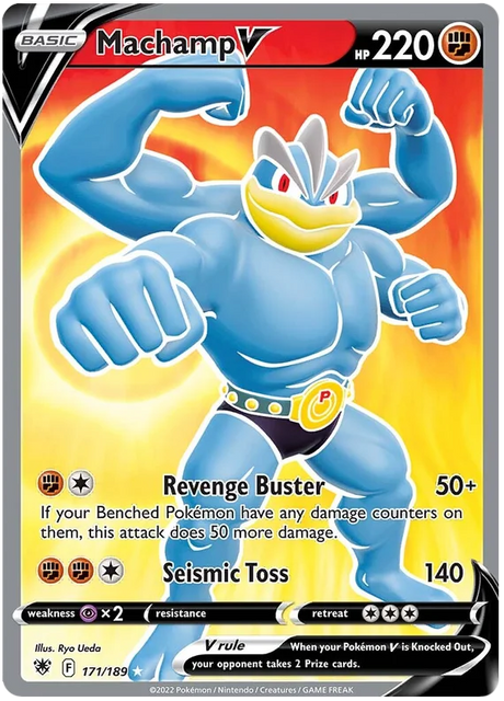 Machamp V Astral Radiance Pokemon Card Singles 171/189