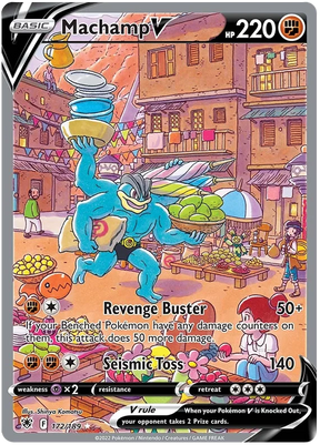 Machamp V Astral Radiance Pokemon Card Singles 172/189