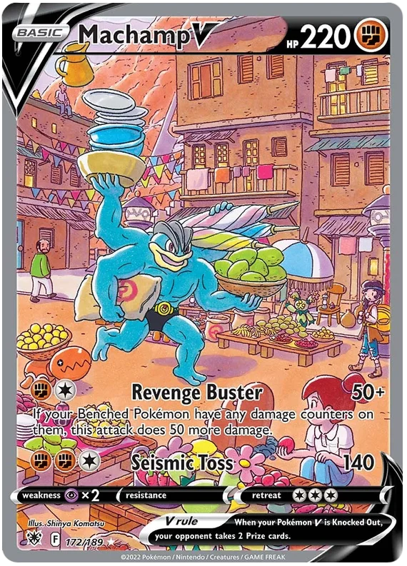 Machamp V Astral Radiance Pokemon Card Singles 172/189
