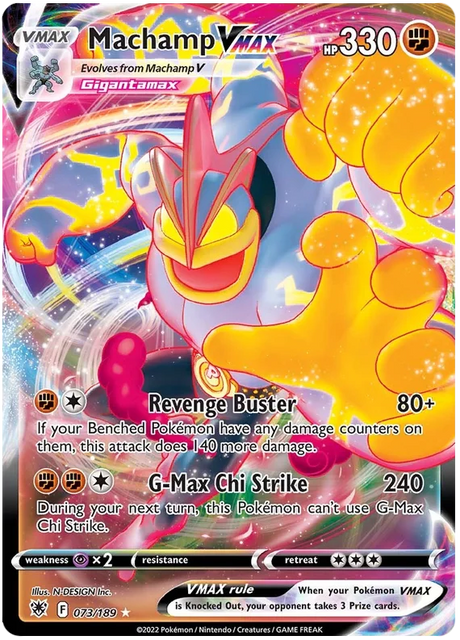 Machamp VMAX Astral Radiance Pokemon Card Singles 073/189