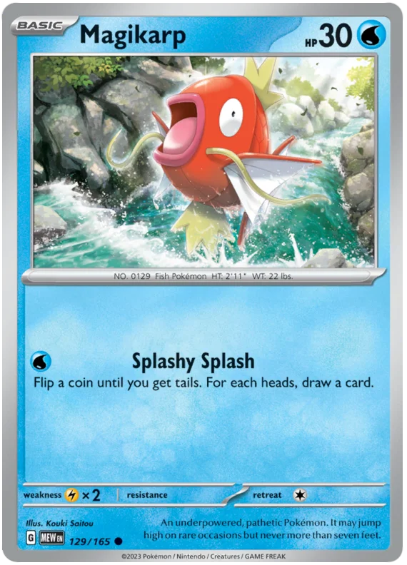 Magikarp 151 Single Pokemon Card