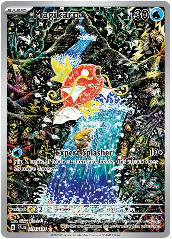Magikarp Illustration Rare Paldea Evolved Single Pokemon Card