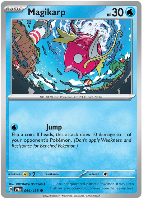 Magikarp Scarlet & Violet Base Set Pokemon Card Single