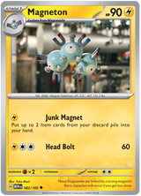 Magneton 151 Single Pokemon Card