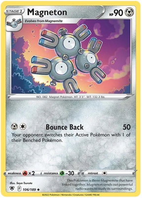 Magneton Astral Radiance Pokemon Card Singles 106/189