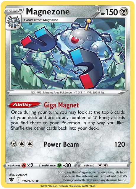 Magnezone Astral Radiance Pokemon Card Singles 107/189