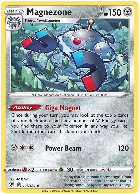 Magnezone Astral Radiance Pokemon Card Singles 107/189
