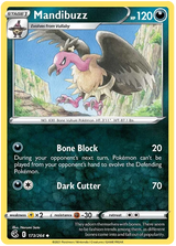 Mandibuzz Fusion Strike Pokemon Card Singles 173/264