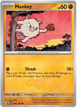 Mankey 151 Single Pokemon Card