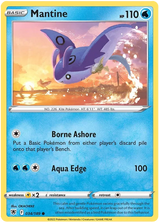 Mantine Astral Radiance Pokemon Card Singles 034/189