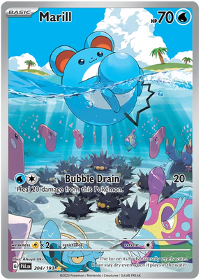 Marill Illustration Rare Paldea Evolved Single Pokemon Card