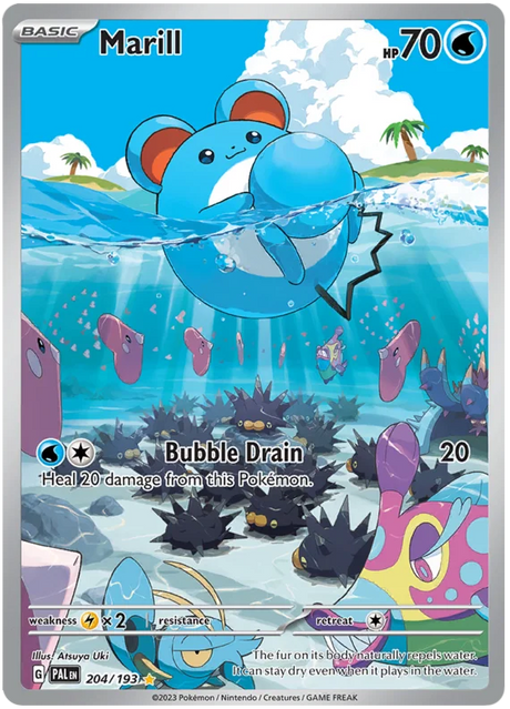 Marill Illustration Rare Paldea Evolved Single Pokemon Card