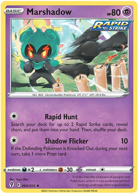 Marshadow 080/203 - Pokemon TCG Evolving Skies card