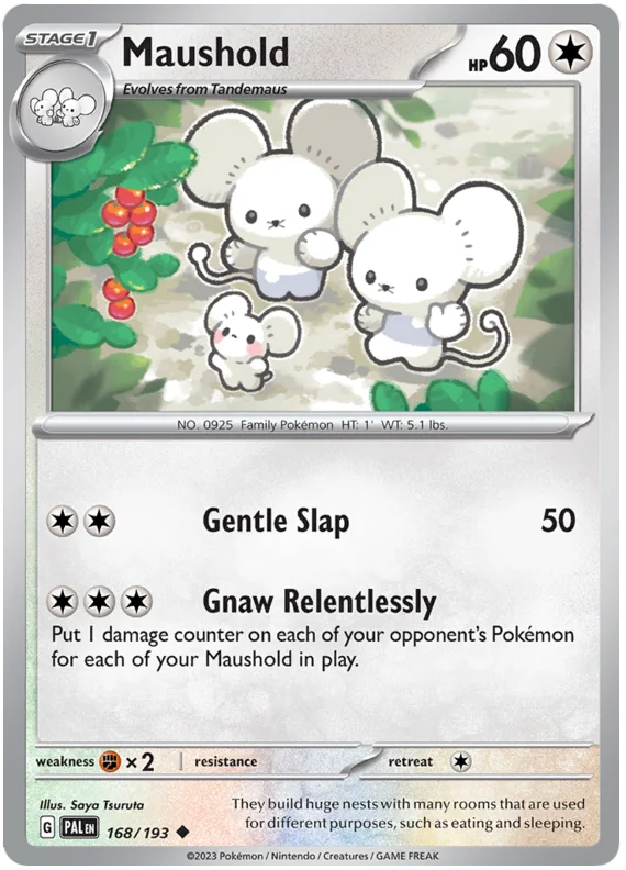Maushold Paldea Evolved Single Pokemon Card