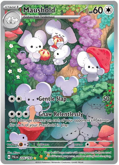 Maushold Illustration Rare Paldea Evolved Single Pokemon Card