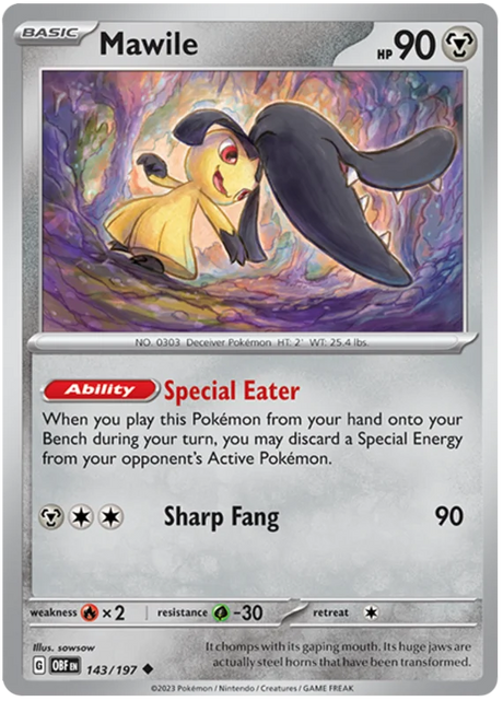 Mawile Obsidian Flames Single Pokemon Card