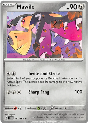 Mawile Temporal Forces Pokemon Single 112/162