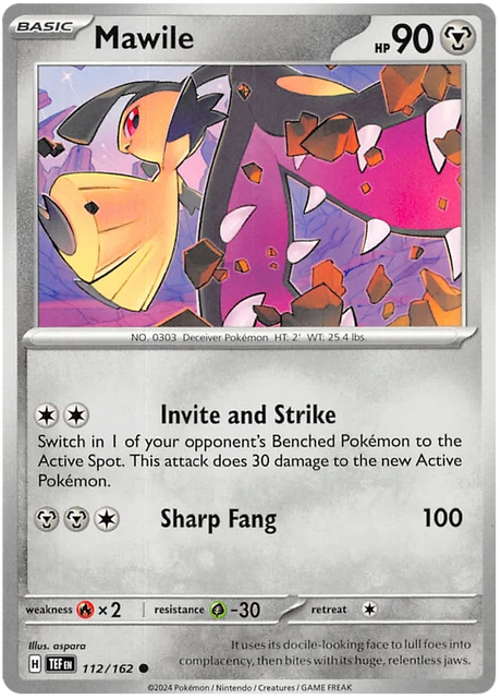 Mawile Temporal Forces Pokemon Single 112/162