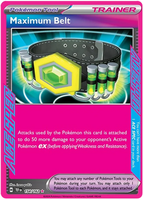 Maximum Belt Temporal Forces Pokemon Single 154/162