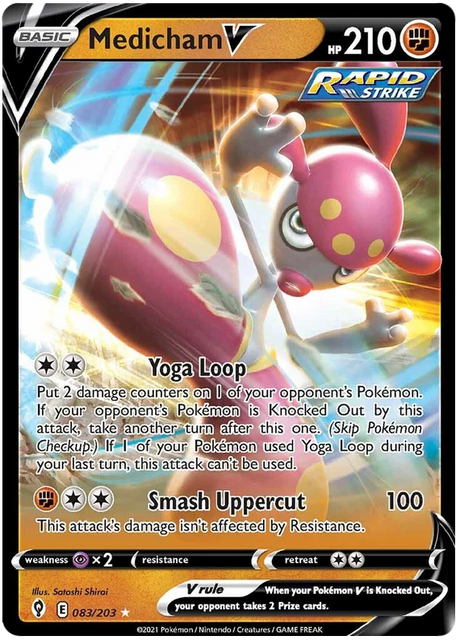 Medicham V 083/203 - Pokemon TCG Evolving Skies card