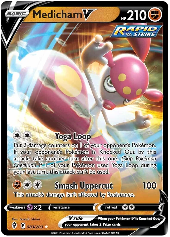 Medicham V 083/203 - Pokemon TCG Evolving Skies card
