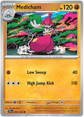 Medicham Temporal Forces Pokemon Single 083/162