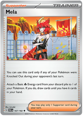 Mela Paradox Rift Single Pokemon Card 167/182