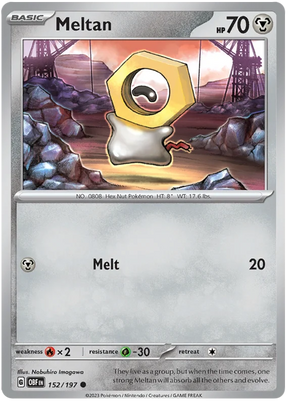 Meltan Obsidian Flames Single Pokemon Card