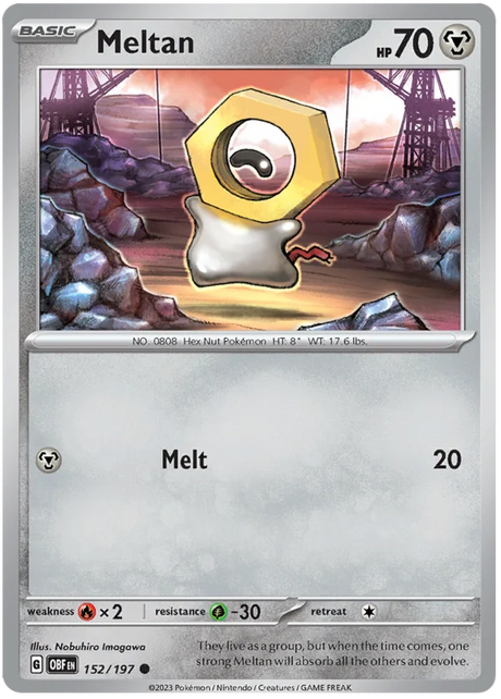 Meltan Obsidian Flames Single Pokemon Card