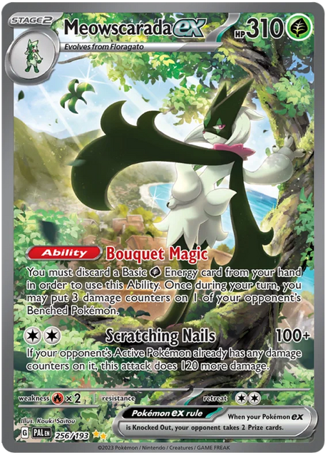 Meowscarada ex Special Illustration Rare Paldea Evolved Single Pokemon Card
