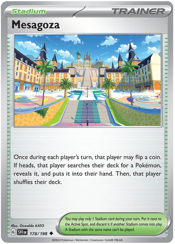 Mesagoza Scarlet & Violet Base Set Pokemon Card Single