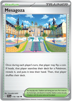 Mesagoza Scarlet & Violet Base Set Pokemon Card Single