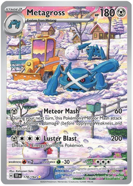 Metagross Temporal Forces Pokemon Single 178/162