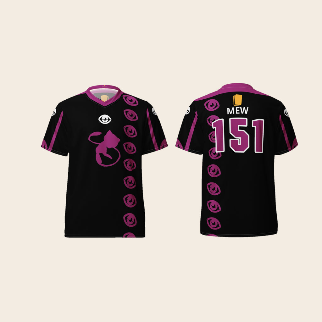 Pokemon Mew 151 Printed Jersey Front and Back
