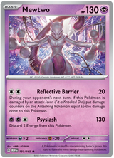 Mewtwo 151 Single Pokemon Card