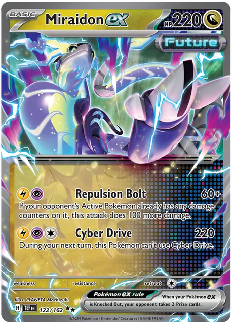 Miraidon ex Temporal Forces Pokemon Single 122/162