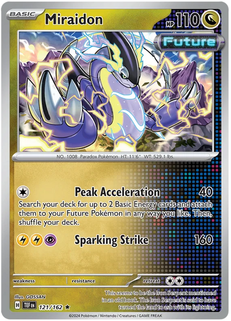 Miraidon Temporal Forces Pokemon Single 121/162