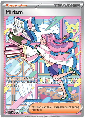 Miriam Special Illustration Rare Scarlet & Violet Base Set Pokemon Card Single
