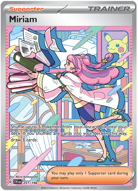 Miriam Special Illustration Rare Scarlet & Violet Base Set Pokemon Card Single