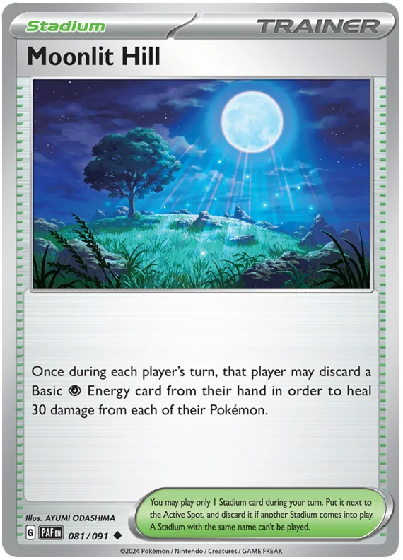 Moonlit Hill Paldean Fates Pokemon Card Single 081/091