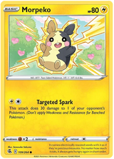 Morpeko Fusion Strike Pokemon Card Singles 109/264