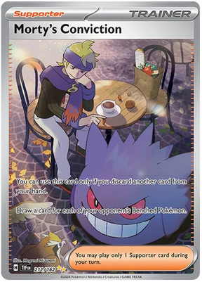 Morty's Conviction Temporal Forces Pokemon Single 211/162
