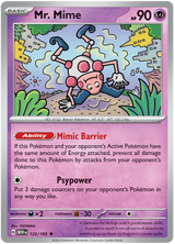 Mr. Mime 151 Single Pokemon Card