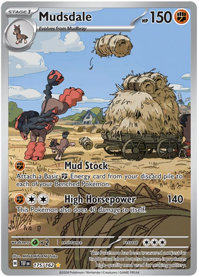 Mudsdale Temporal Forces Pokemon Single 175/162
