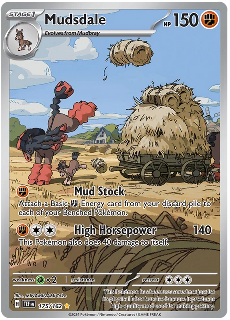 Mudsdale Temporal Forces Pokemon Single 175/162