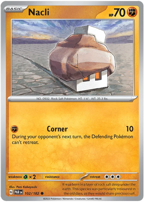 Nacli 102 Paradox Rift Single Pokemon Card 102/182