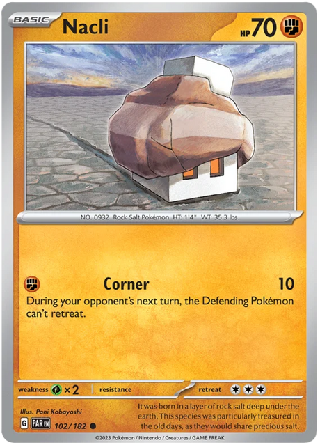 Nacli 102 Paradox Rift Single Pokemon Card 102/182